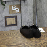 A New Day Valentina Pointed Toe Buckle Ballet Flats 94462477 Black 6M