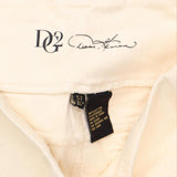 Dg2 Womens Stretch Knit Twill Boot-Cut Jegging 704067 Cream Off White S Tall