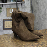 A New Day Womens Raye Tall Dress Boots 88375198 Dark Brown 6M