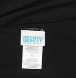 Coco Reef Womens Soar Ultra High Swim Skirt U95396 Black XL