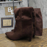 Universal Thread Womens Kendra Tall Boots 90994517 Chocolate Brown 7M
