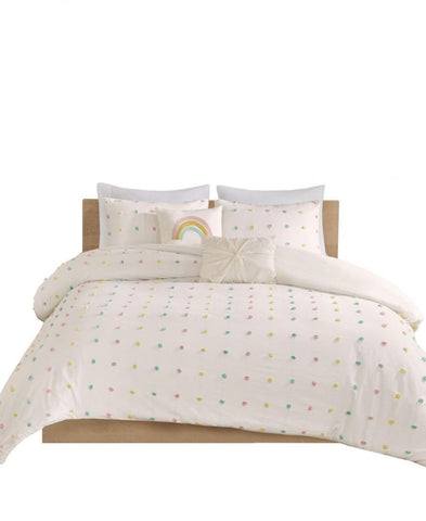 Urban Habitat Kids Callie Pom Pom 4-Pc. Duvet Cover Set Callie Twin / Twin XL