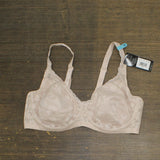 Bali Passion for Comfort Smooth Lace Bra Womens DF6590 Sandshell Brown 42C