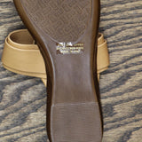 Italian Shoemakers Womens Buckle Strap Thong Sandals 167630c832aab3 Brown 7M