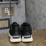 Sorel Womens Out N About III Waterproof Low Top Sneakers Black / Sea Salt 8M