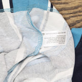 Original Use Mens Vertical Striped Short Sleeve T-Shirt Tee Blue Stripe XL