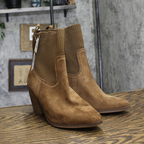 Universal Thread Womens Kinley Ankle Boots 88225814 Cognac Brown 8.5M