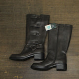 Wild Fable Womens Rebel Tall Moto Buckle Boots 90366583 Brown 9.5M