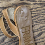 Franco Sarto Womens Vintage Strap Open Flat Sandals 1673eb968b42e7 Mint Green 6M