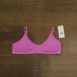 Hurley Womens Wave Scrunch Bikini Swim Top HU009T5 Orchid Purple XL