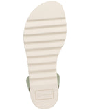 Giani Bernini Womens Constancia Ankle Strap Wedge Sandals Tender Green 6.5M