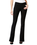 Style & Co Curvy-Fit Low Rise Bootcut Button Fly Zip Jeans Rinse Black 14