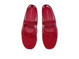 Madden Girl Womens Bonita Ballet Flat Mary Jane BONI01J1 Red Mesh 9M