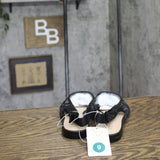A New Day Womens London Lace Sling Back Bow Flats 94303527 Black 9M