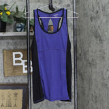 Reebok Womens Active Stretch Racerback Tank Top 16703c004005c5 Purple / Black L