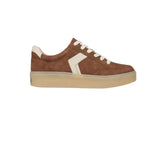 Dr. Scholls Womens Madison Lace Sneaker Low Top Lace Up Dark Honey Brown 6.5M
