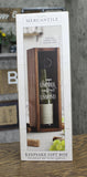 Studio Mercantile Wine Keepsake Gift Box Uncork & Unwind Brown 15.5 x 6 x 5.5