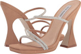 Steve Madden Women's Libbie Heeled Sandal LIBB03S1 Camel Nubuck Brown 10M