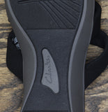 Clarks Breeze Rae Cam Slip-On Sandals 26182100 Black / Gray 9.5M