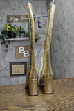 A New Day Womens Diva Stovepipe Tall Boots 90974902 Gold Yellow 7M