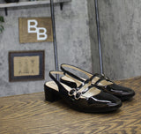 Lifestride Womens Beatrice Pumps Slingback J3764S2 Black Patent 7.5M