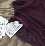Becca Womens Muse Meh Ariadne Swim Bikini Swim Top 733257 Aubergine Purple S