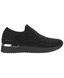 Kenneth Cole Reaction Womens Cameron Jewel Jogger Sneaker RLF1001SX Black 9M