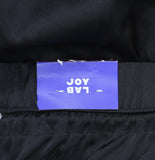 Joylab Womens Low-Rise Satin Tear Away Track Pants 94628893 Black / Tan XL
