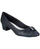 Easy Street Womens Eloise Pump Block Heel ELOISE Navy Blue 9.5W