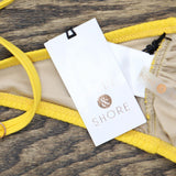 Shade & Shore Women's Ribbed Keyhole Bralette Bikini Top 83478463