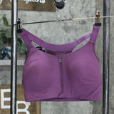 All In Motion Women's High Support Mesh Back Zip-Front Sports Bra