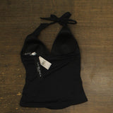 La Blanca Womens Standard Island Goddess Halter Tankini Swim Top LB0IG84 Black 6