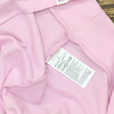 Gap Body Womens Ribbed Short-Sleeve Pajama Sleep Shirt Butterfly Pink L