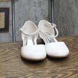 Nina Girls Cera Low Embellished Pump Heels CERA White 3