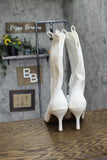Wild Fable Womens Bryce Heeled Western Cowboy Boots 92229987 White 9.5M
