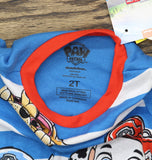 Paw Patrol 4-Pc Short-Sleeve Character Pajama Set Blue 2T