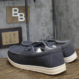 Goodfellow & Co Mens Oskar Beach Canvas Sneakers Pull On Charcoal Gray 10.5