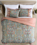 Hallmart Vilano 3-Pc. Comforter Set Giallo Blue White Multi Full / Queen