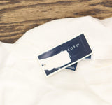 Karen Scott Womens Petite Cotton Boat-Neck Elbow-Sleeve Dress White PS