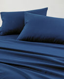 Fairfield Square Solid Easy Care 4-Piece. Sheet Set 2000007160 Navy Blue King