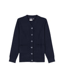 Nautica Big Girls Solid Button Front Cardigan NUFIF00S-414 Navy Blue XL (16)