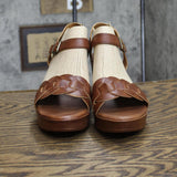 B.o.c. Women's Gigi Comfort Strap Heeled Sandals BC0012106 Brown 10M