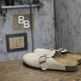 Goodfellow & Co Men's Oswald Clog Slip-On with Buckle 94504662 Taupe Brown 9