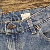 Levi's Y2K Upcycle Baggy Straight Leg Crochet Jeans Light Blue See Measurements