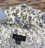 B. Darlin Juniors Floral-Print Smocked Dress T20AK46 Ivy Dust Blue Multi 5/6