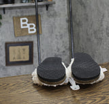 Auden Womens Jane Two Band Buckle Slide Slippers 91308535 Cream Off White 10M