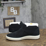 Ecco Soft 7 Side Zip Bootie Sneaker 430243 Black Nubuck US 6M-6.5M (EUR 37)