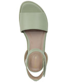 Giani Bernini Womens Constancia Ankle Strap Wedge Sandals Tender Green 6.5M