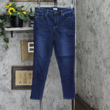 Jessica Simpson Womens Washed Skinny Jeans 1654010 Dark Blue 8
