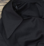 Xscape Womens Short Scuba Collar Side Ruffle Ruched Midi Dress 5636X Black 16